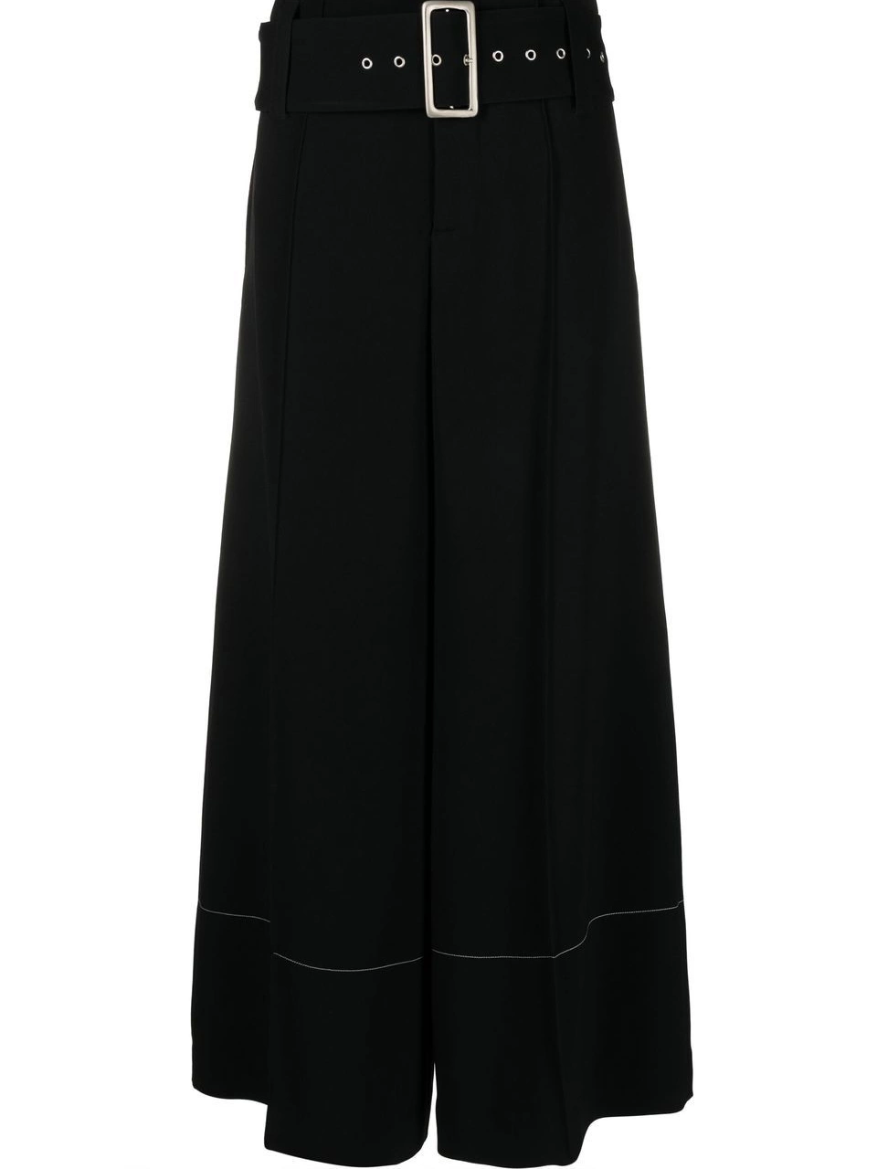 Affordable wide-leg trousers Women Versace high-waisted 0717